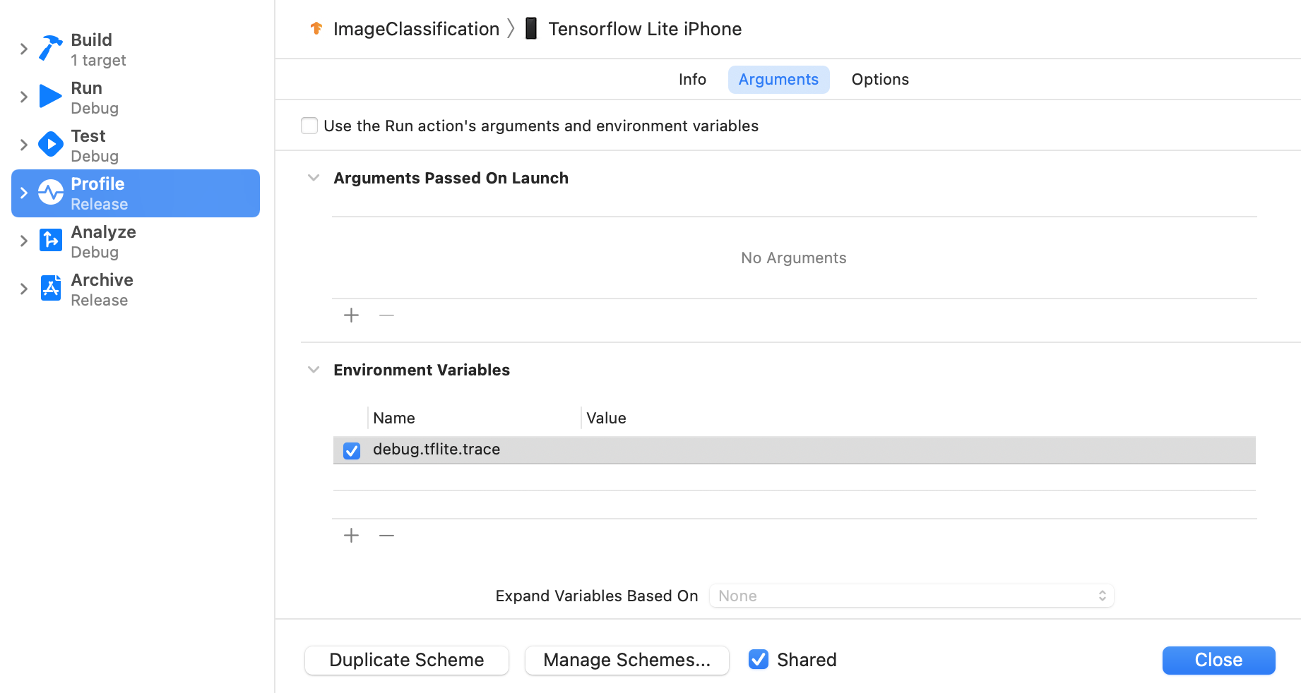 Définir une variable d&#39;environnement