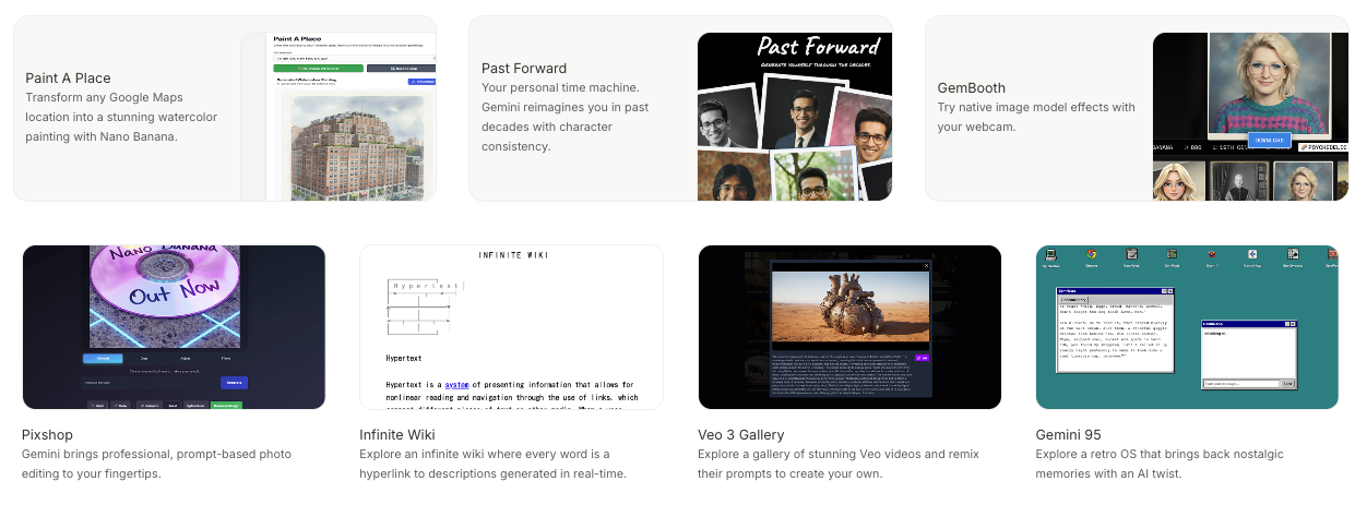 Gemini 3 Applets Overview