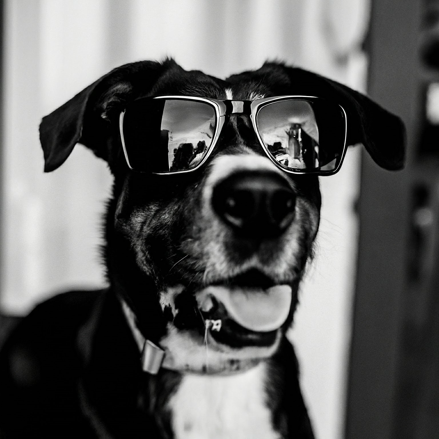 exemple d'image de photo en noir et blanc