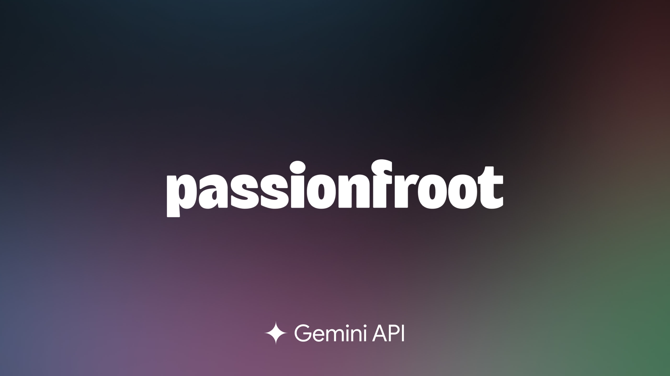 Passionfroot showcase hero